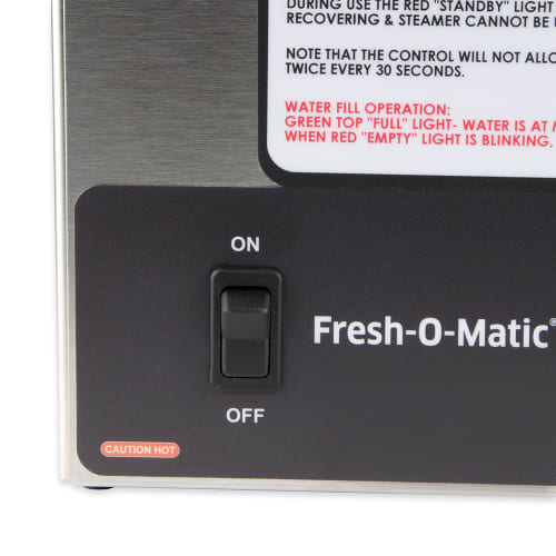 Fresh-O-Matic - Nemco 6625B Steamer w/ Manual Water Fill, 120v