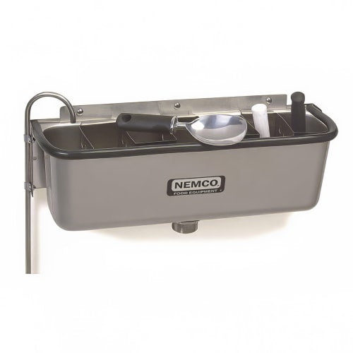 Nemco 77316-19 19" Spade Cleaning Well w/ 3/8" Round Spigot & Rubber Bumper, Stainless