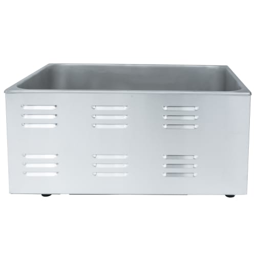Global Solutions Countertop Food Warmer - Wet or Dry w/ (1) Full Size Pan Well, 120v (GS1665)