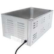 Global Solutions Countertop Food Warmer - Wet or Dry w/ (1) Full Size Pan Well, 120v (GS1665)