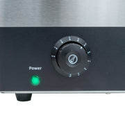 Global Solutions Countertop Food Warmer - Wet or Dry w/ (1) Full Size Pan Well, 120v (GS1665)