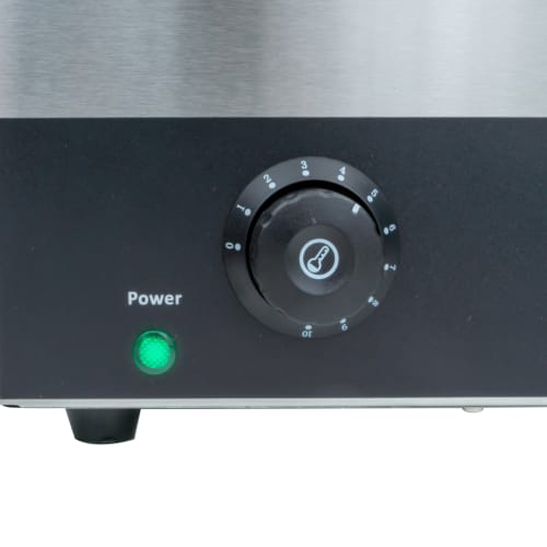 Global Solutions Countertop Food Warmer - Wet or Dry w/ (1) Full Size Pan Well, 120v (GS1665)