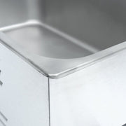 Global Solutions Countertop Food Warmer - Wet or Dry w/ (1) Full Size Pan Well, 120v (GS1665)