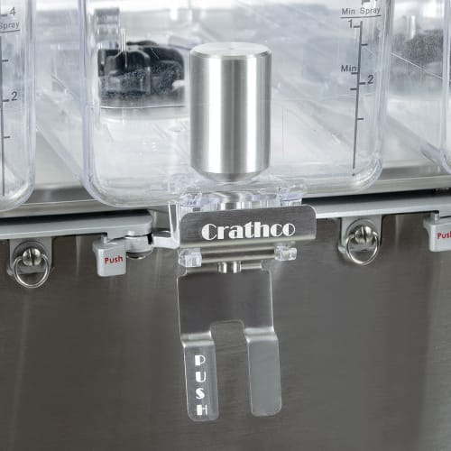 Crathco CS-3L-16-290 Refrigerated Drink Dispenser w/ (3) 4 3/4 gal Bowls, Pre Mix, 120v
