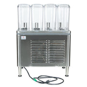 Crathco CS-4E-16-290 Refrigerated Drink Dispenser w/ (4) 2 2/5 gal Bowls, Pre Mix, 120v