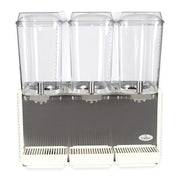 Crathco D35-4 Refrigerated Drink Dispenser w/ (3) 5 gal Bowls, Pre Mix, 115v