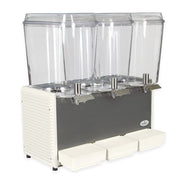 Crathco D35-4 Refrigerated Drink Dispenser w/ (3) 5 gal Bowls, Pre Mix, 115v