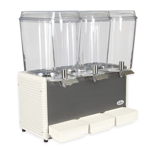 Crathco D35-4 Refrigerated Drink Dispenser w/ (3) 5 gal Bowls, Pre Mix, 115v