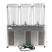 Crathco D35-4 Refrigerated Drink Dispenser w/ (3) 5 gal Bowls, Pre Mix, 115v