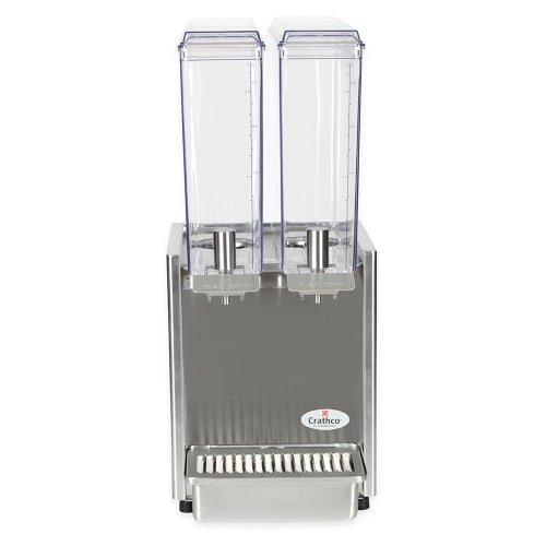 Crathco E29-3 Refrigerated Drink Dispenser w/ (2) 2 2/5 gal Bowls, Pre Mix, 115v