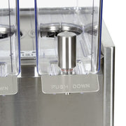 Crathco E29-3 Refrigerated Drink Dispenser w/ (2) 2 2/5 gal Bowls, Pre Mix, 115v