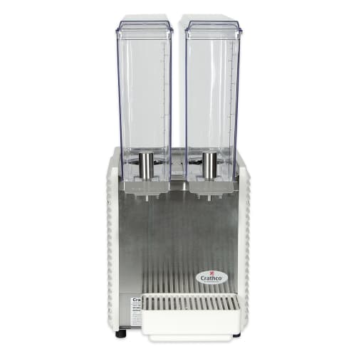 Crathco E29-4 11 1/4" MiniTwin PreMix Cold Beverage Dispenser w/ (2) 2 2/5 gal Bowls, 115v