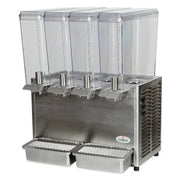 Crathco E49-3 Refrigerated Drink Dispenser w/ (4) 2 2/5 gal Bowls, Pre Mix, 115v