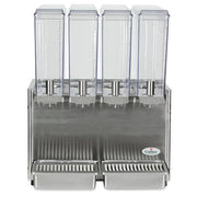 Crathco E49-3 Refrigerated Drink Dispenser w/ (4) 2 2/5 gal Bowls, Pre Mix, 115v