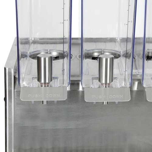 Crathco E49-3 Refrigerated Drink Dispenser w/ (4) 2 2/5 gal Bowls, Pre Mix, 115v