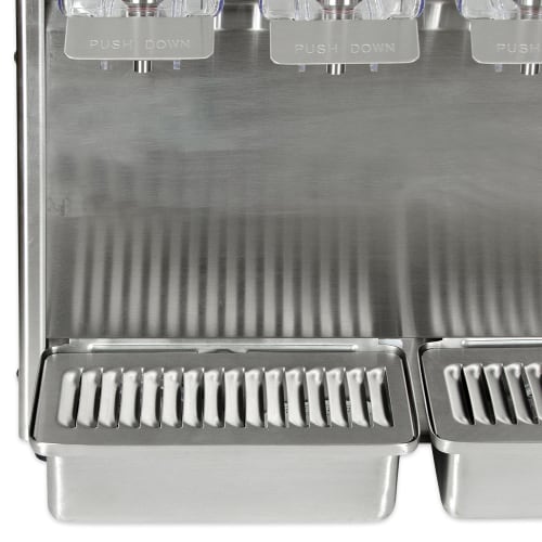 Crathco E49-3 Refrigerated Drink Dispenser w/ (4) 2 2/5 gal Bowls, Pre Mix, 115v