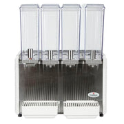Crathco E49-4 Refrigerated Drink Dispenser w/ (4) 2 2/5 gal Bowls, Pre Mix, 115v