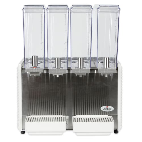 Crathco E49-4 Refrigerated Drink Dispenser w/ (4) 2 2/5 gal Bowls, Pre Mix, 115v