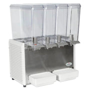 Crathco E49-4 Refrigerated Drink Dispenser w/ (4) 2 2/5 gal Bowls, Pre Mix, 115v