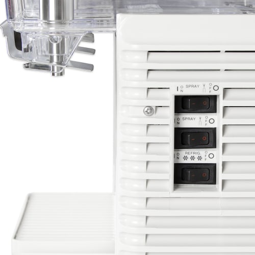 Crathco E49-4 Refrigerated Drink Dispenser w/ (4) 2 2/5 gal Bowls, Pre Mix, 115v