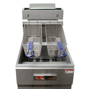 Cecilware Pro Gas Fryer - (1) 40 lb Vat, Floor Model, Liquid Propane (FMS403LP)