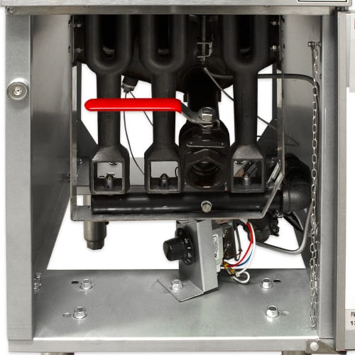 Cecilware Pro Gas Fryer - (1) 40 lb Vat, Floor Model, Liquid Propane (FMS403LP)