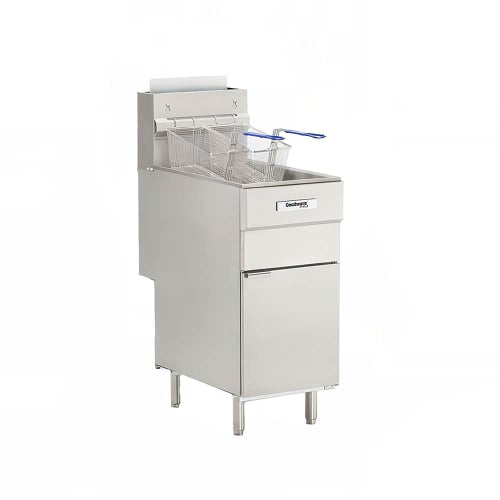 Cecilware Pro Gas Fryer - (1) 50 lb Vat, Floor Model, Liquid Propane (FMS504LP)