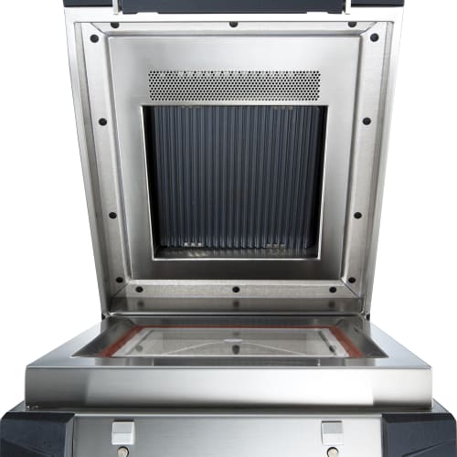 Electrolux Professional 603940 Single Commercial Panini Press w/ Aluminum & Glass Grooved & Smooth Plates, 208v/1ph