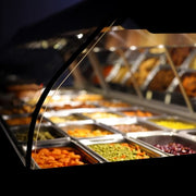 Alto-Shaam ED3-72 72" Full Service Countertop Heated Display Case - 240v