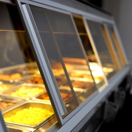 Alto-Shaam ED3-72 72" Full Service Countertop Heated Display Case - 240v