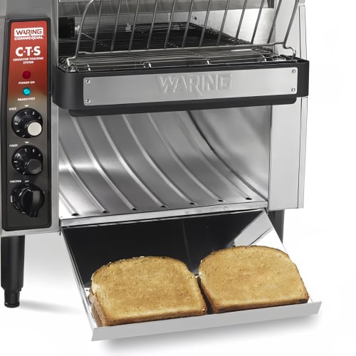 Waring CTS1000B Conveyor Toaster - 1000 Slices/hr w/ 2" Product Opening, 208v/1ph