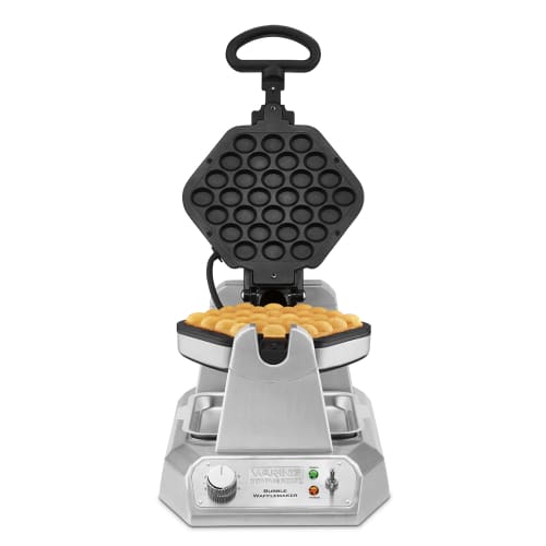 Waring WBW300X Single Bubble Waffle Maker w/ Cast Aluminum Grids, 1200W