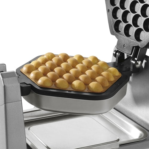 Waring WBW300X Single Bubble Waffle Maker w/ Cast Aluminum Grids, 1200W