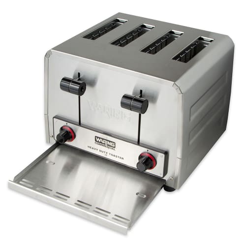 Waring WCT800RC Slot Toaster w/ 4 Slice Capacity & 1 1/8"W Product Opening - 120v