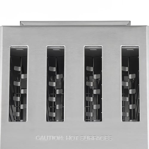 Waring WCT805B Slot Toaster w/ 4 Slice Capacity & 1 1/8"W Product Opening - 208v