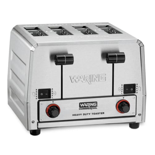 Waring WCT850RC Slot Toaster w/ 4 Slice Capacity & 1 1/2"W Product Opening - 120v
