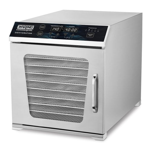 Waring WDH10 10 Tray Countertop Commercial Dehydrator w/ Glass Door