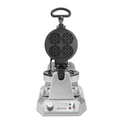 Waring WMB400X Single Mini Belgian Waffle Maker w/ Cast Aluminum Grids, 1200W