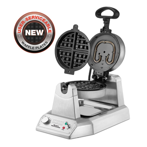 Waring WW180X Single Classic Belgian Waffle Maker w/ Cast Aluminum Grids, 1200W