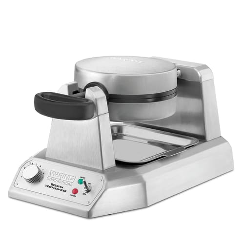 Waring WW180X Single Classic Belgian Waffle Maker w/ Cast Aluminum Grids, 1200W