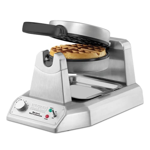 Waring WW180X Single Classic Belgian Waffle Maker w/ Cast Aluminum Grids, 1200W
