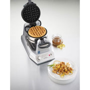 Waring WW200 Double Classic Belgian Waffle Maker w/ Cast Aluminum Grids, 1400W