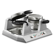 Waring WW250X Double Classic Belgian Waffle Maker w/ Cast Aluminum Grids, 2400W