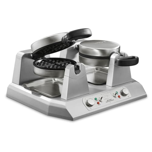 Waring WW250X Double Classic Belgian Waffle Maker w/ Cast Aluminum Grids, 2400W