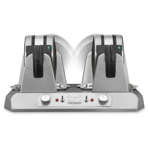 Waring WW300BX Quad Classic Belgian Waffle Maker w/ Cast Aluminum Grids, 2700W