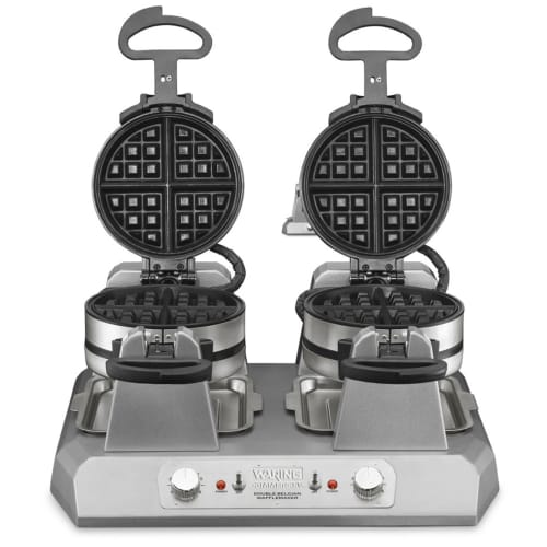 Waring WW300BX Quad Classic Belgian Waffle Maker w/ Cast Aluminum Grids, 2700W
