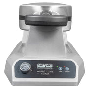 Waring WWCM180 Single Waffle Cone Maker w/ Embedded Heating Element & Extra-Deep Drip Pan