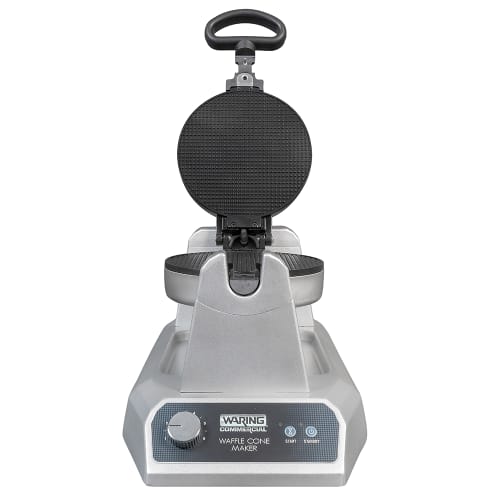 Waring WWCM180 Single Waffle Cone Maker w/ Embedded Heating Element & Extra-Deep Drip Pan