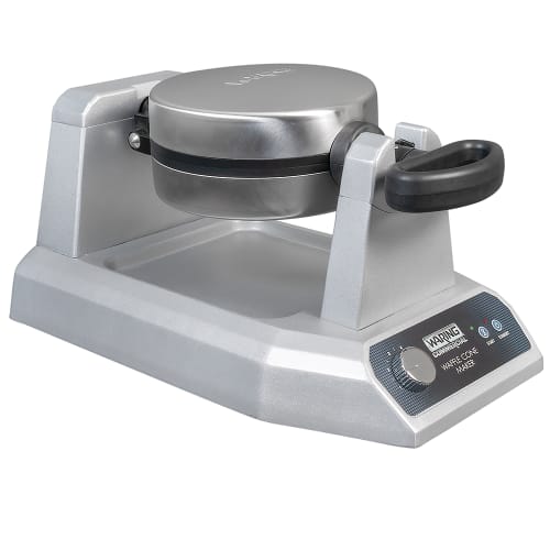 Waring WWCM180 Single Waffle Cone Maker w/ Embedded Heating Element & Extra-Deep Drip Pan