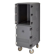 Cambro 1826DBC615 Camcart® Insulated Food Carrier w/ (26) Pan Capacity, Charcoal Gray